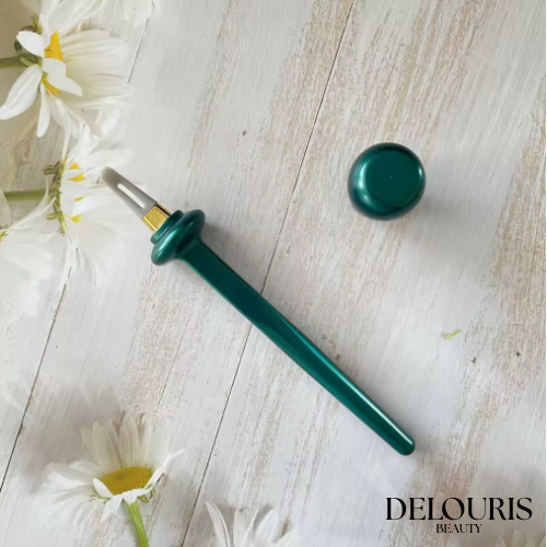 Dark Green Eyeliner Brush - Delouris Beauty